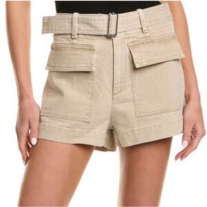 A.L.C. Beige Cargo Shorts
